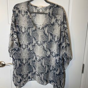 Sheer tunic